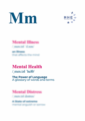 Mental Health Europe releases ‘Mental Health: The Power of Language’ – A glossary of terms and words