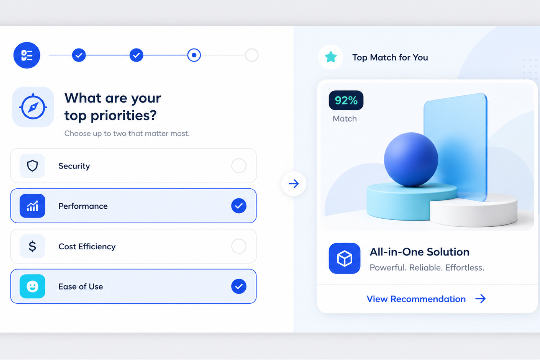 Service & Product Finder Quiz banner