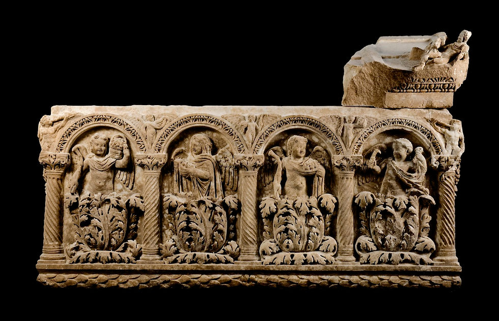 Fig. 44. Mevsimler lahdi – Seasons sarcophagus (Photo: NYU Excavations at Aphrodisias)