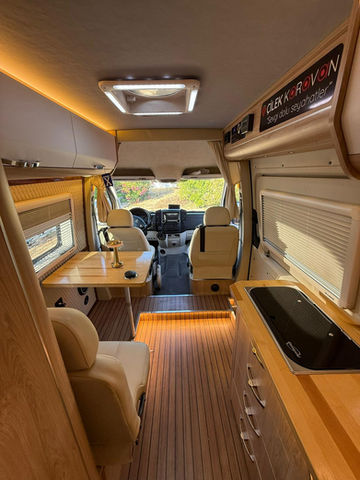 Rent a 2014 Mercedes Sprinter camper in Istanbul, Bakırköy. Manual transmission, large 150L water tank. Reliable motorhome for your Turkey trip.