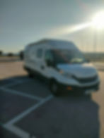 Iveco Daily motorvan with automatic gears for rent in Istanbul, Beylikdüzü. Enjoy comfort and reliability with Campervan Turkey for your next adventure!