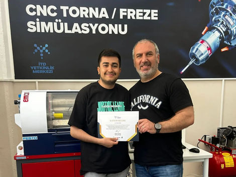 CNC torna tezgahında Fanuc ve Siemens ünitelerin kullanım ve programlama eğitimleri