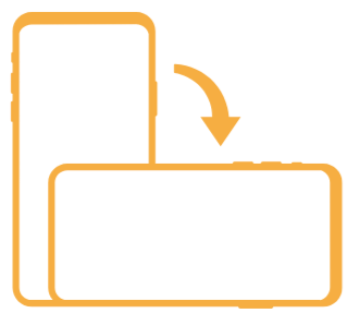Turn screen on mobile