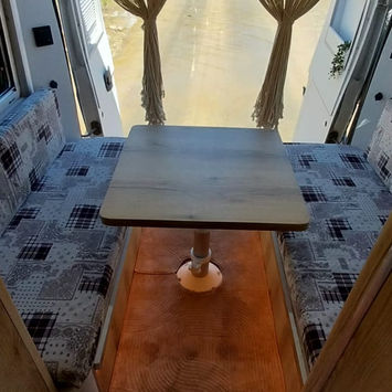 Fully equipped 2011 camper van for rent in Antalya. 2024 conversion, solar power, WC, fridge, sleeps 3. Ready for vanlife adventures!