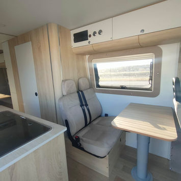 Iveco Daily motorvan with automatic gears for rent in Istanbul, Beylikdüzü. Enjoy comfort and reliability with Campervan Turkey for your next adventure!
