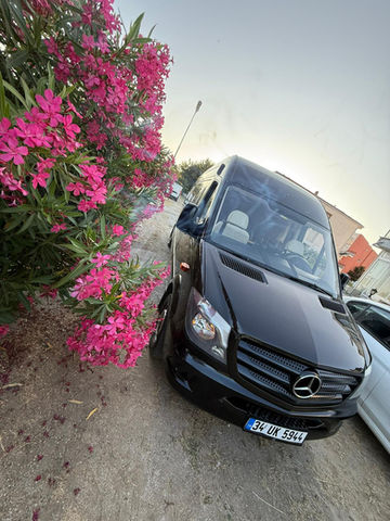 Rent a 2014 Mercedes Sprinter camper in Istanbul, Bakırköy. Manual transmission, large 150L water tank. Reliable motorhome for your Turkey trip.