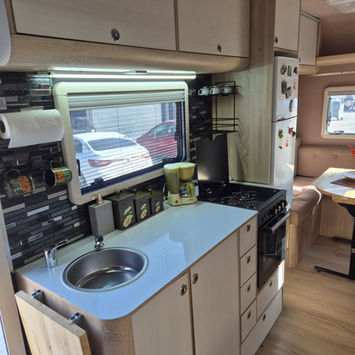 Discover freedom in Turkey! Rent our 6-person Renault campervan in Ankara. Solar A/C, hot water & full kitchen. Book your adventure!