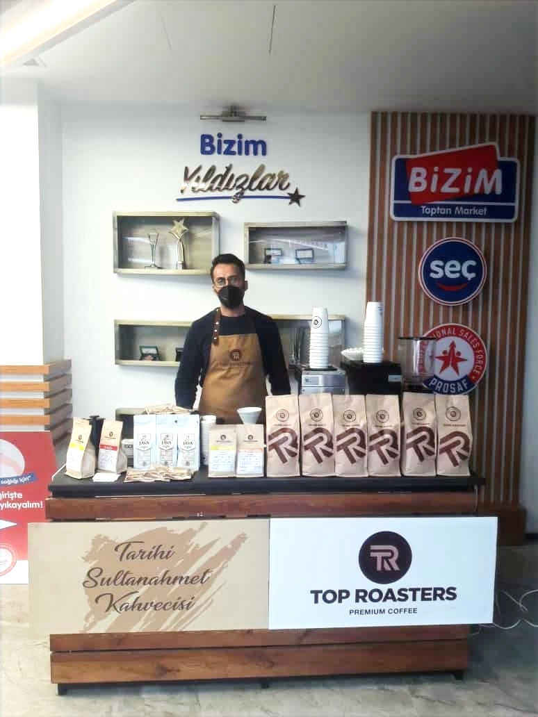 Top Roasters Premium Coffee, Ülker Bizim Toptan'a Marka Tanıtımı Yaptı