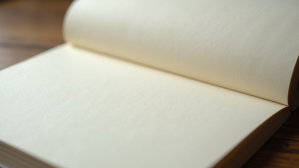 Close-up of acid-free archival paper with texture