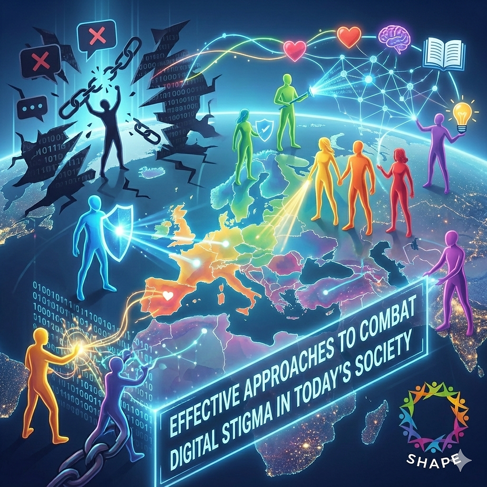 Eye-level view of a person typing on a laptop with a calm background