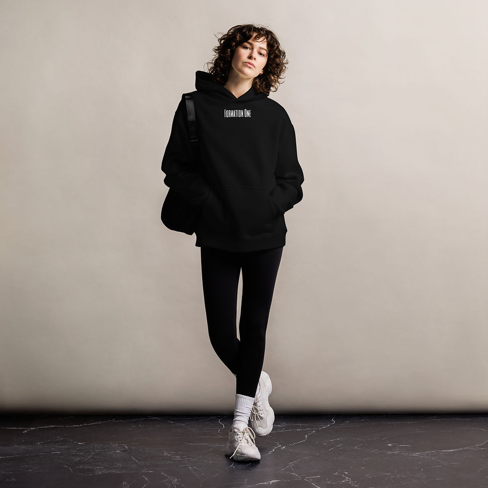 Thumbnail: Unisex Oversized Hoodie Formation One – Statement-Piece mit Stil