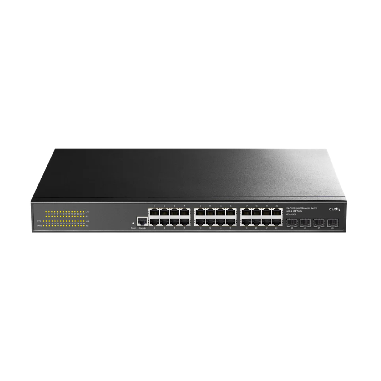 Cudy 24-Port Layer 2 Managed Gigabit Switch with 4 Gigabit SFP lots