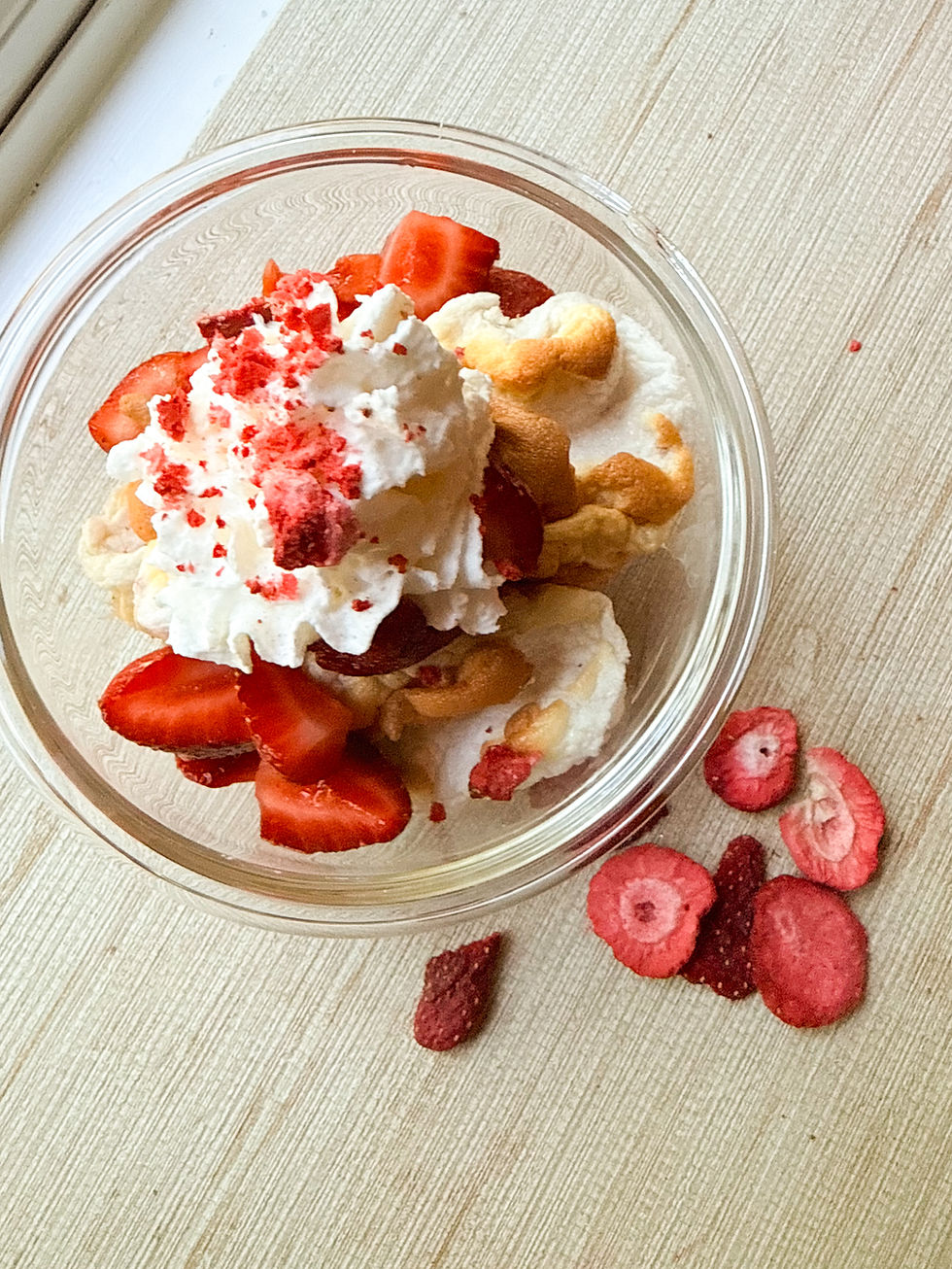 High Protein Strawberry Shortcake