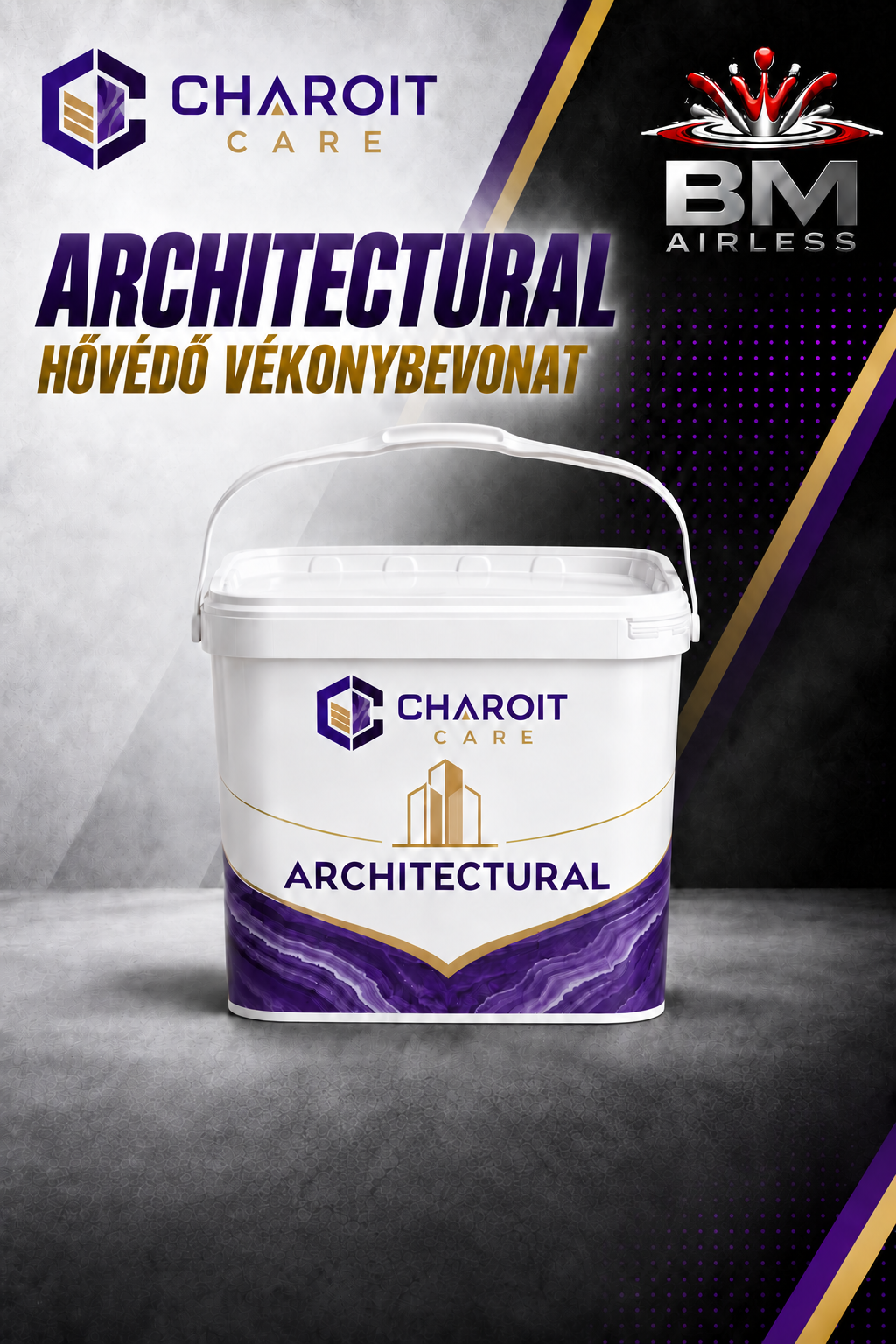 Charoit Architectural nanokerámiás hővédő homlokzatbevonat (20 LITER)