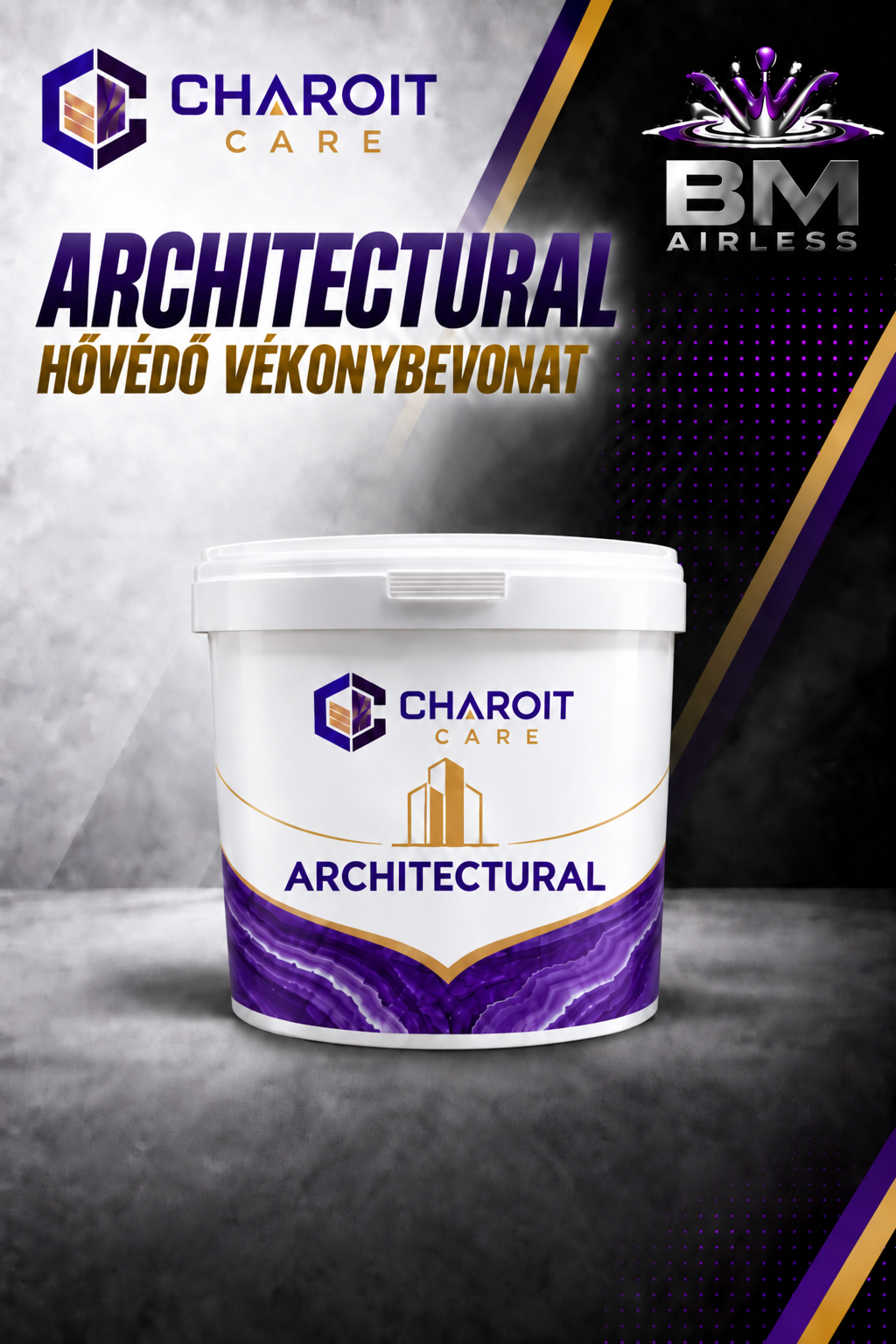 Charoit Architectural nanokerámiás hővédő homlokzatbevonat (20 LITER)