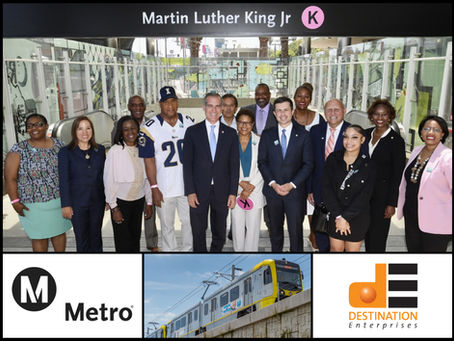 US Secretary of Transportation Pete Buttigieg Tours LA Metro’s Crenshaw/LAX Transit Project