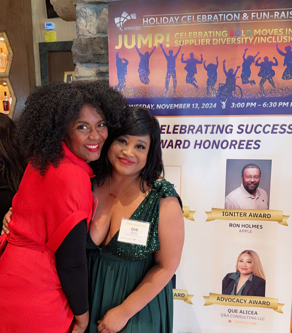 QACL's Que Alicea - WBEC Pacific Award Winner