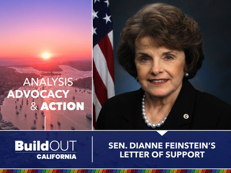 Senator Dianne Feinstein's Support of our 1.5% LGBT utilization goal