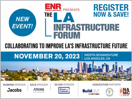 ENR Presents The LA Infrastructure Forum on Nov 20 in Los Angeles