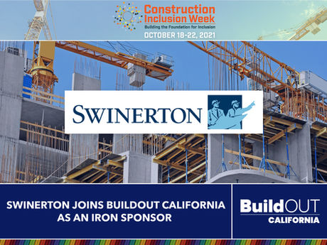 Swinerton joins BuildOUT California as an Iron Sponsor