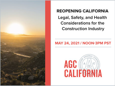 AGC of California WEBINAR: Reopening California