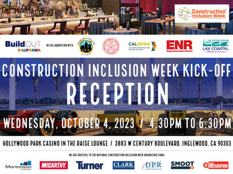 Construction Inclusion Week Kick-Off Reception 10.04.23