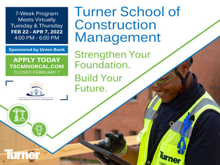 Join Turner School of Construction Management for their free 7-week Program!