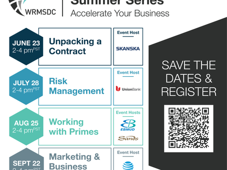 WRMSDC Summer Construction Series: July 28 / 2-4pm