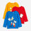 Miniatura: kit 3 Camisetas Manga Longa Sonic - H&M