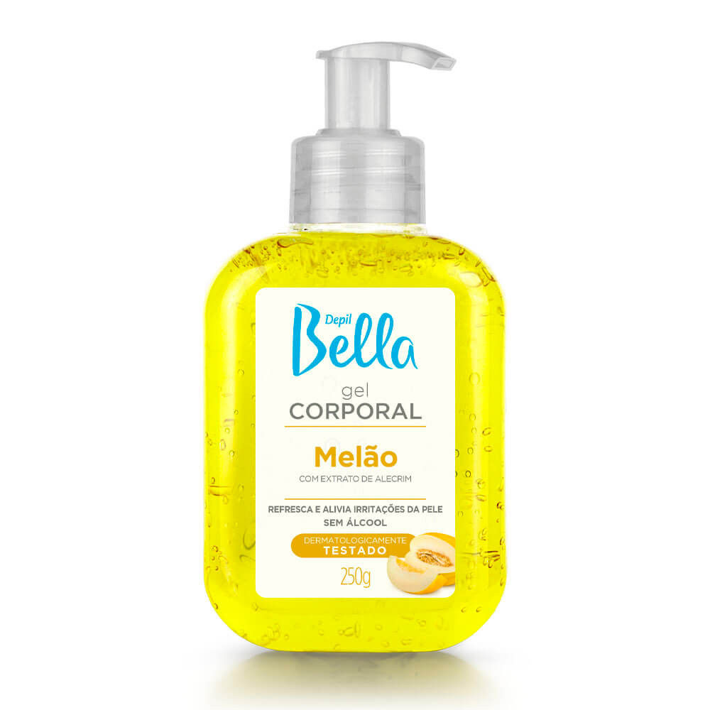 DEPIL BELLA GEL HIDRATANTE CORPORAL MELÃO - 250G