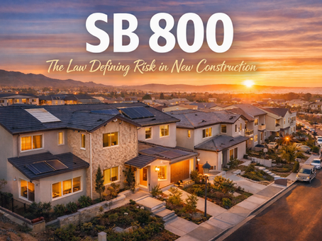 SB 800 Explained: The Law That Quietly Shapes Risk in California Real Estate