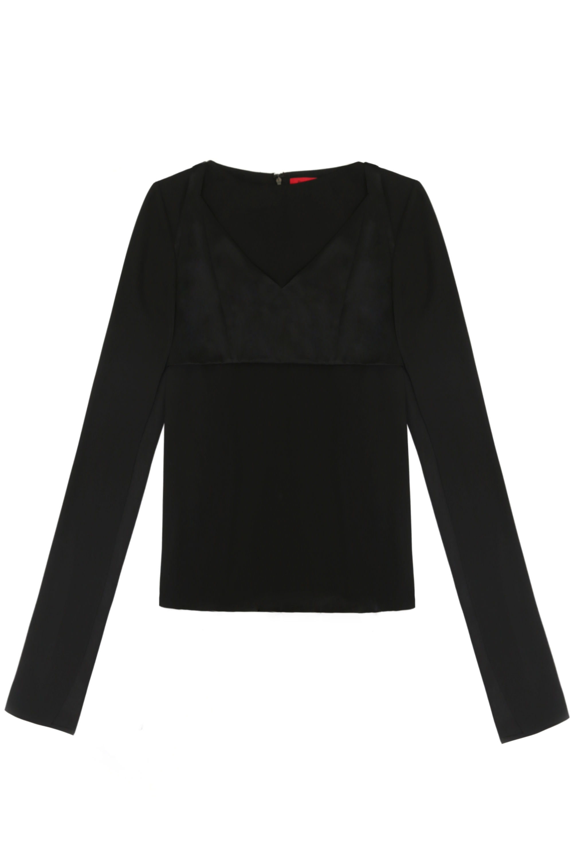 Bra top with open sleeve