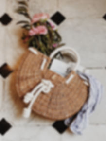 sac en osier, sac en rotin