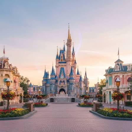 Cinderella Castle and Main Street at Walt Disney World Magic Kingdom