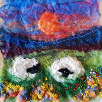 Wet Feltmaking & hand embroidery