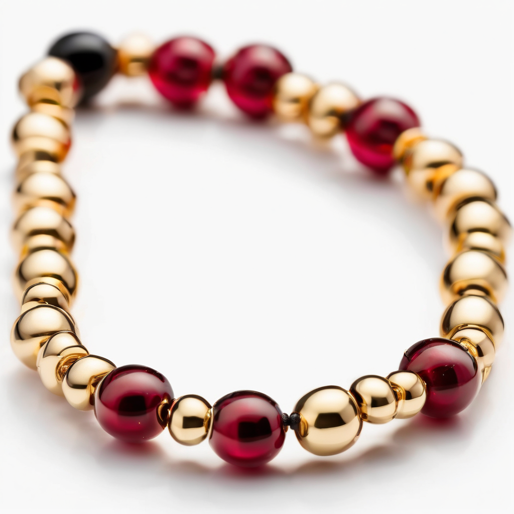 Gold Beaded Bracelet