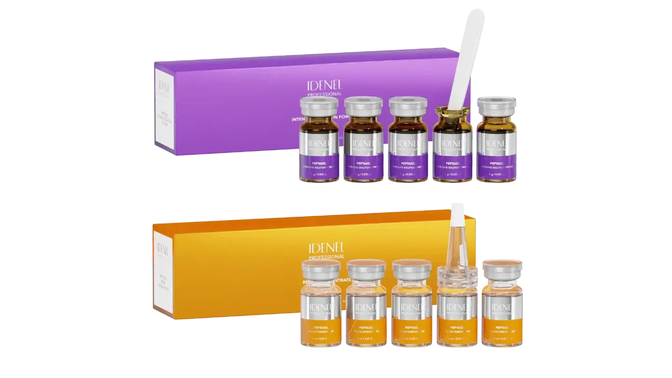 Idenel Glassifier Peptaxel Intensive Solution Powder + Regen Concentrate