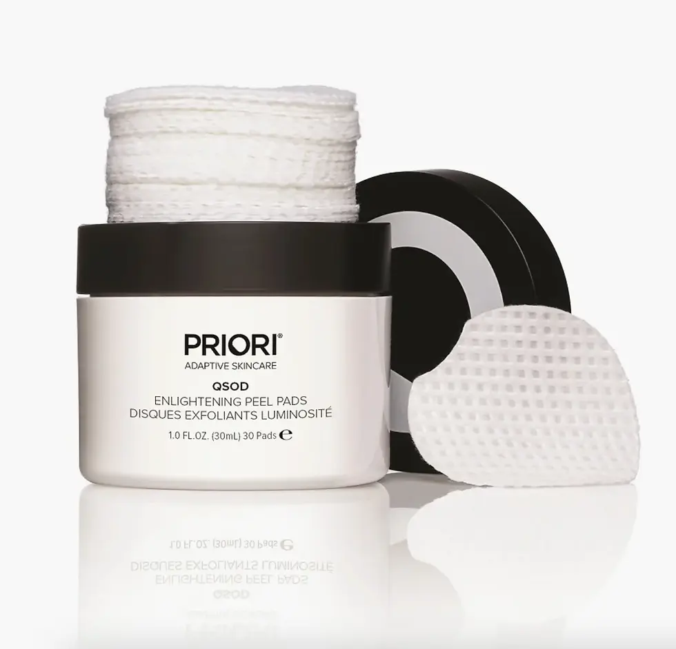 Priori Q+SOD Enlightening Peel Pads - 30 pads (30ml)