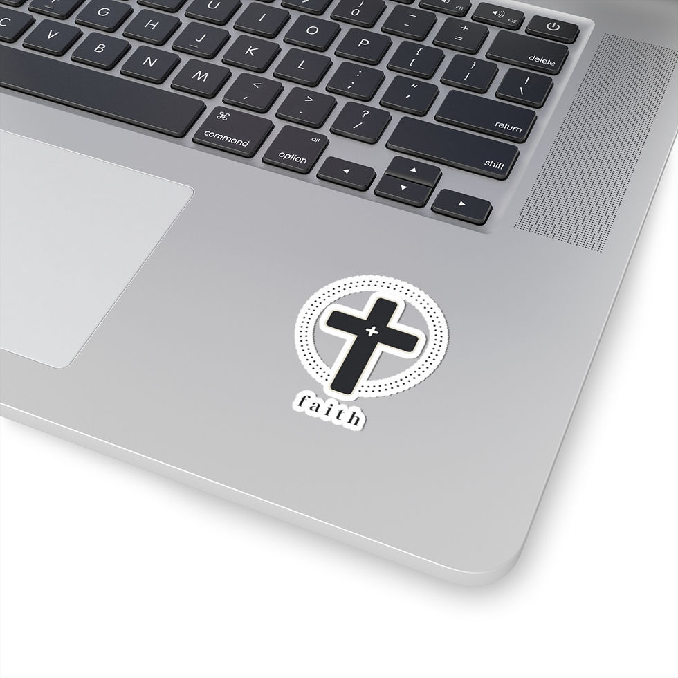Thumbnail: Faith Cross Sticker | Cinco de Mayo Party Humor, Fiesta Sticker