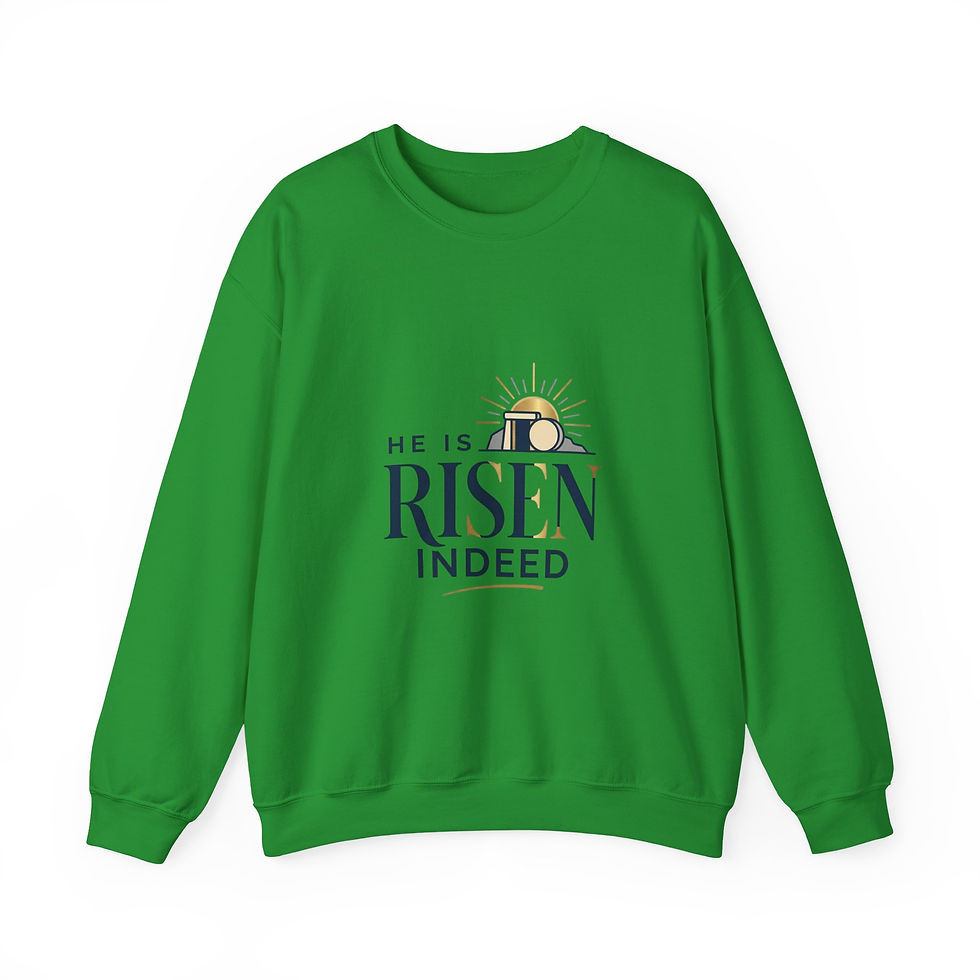 Thumbnail: He Is Risen Indeed Sweatshirt | Christian Easter, Resurrection Shirt