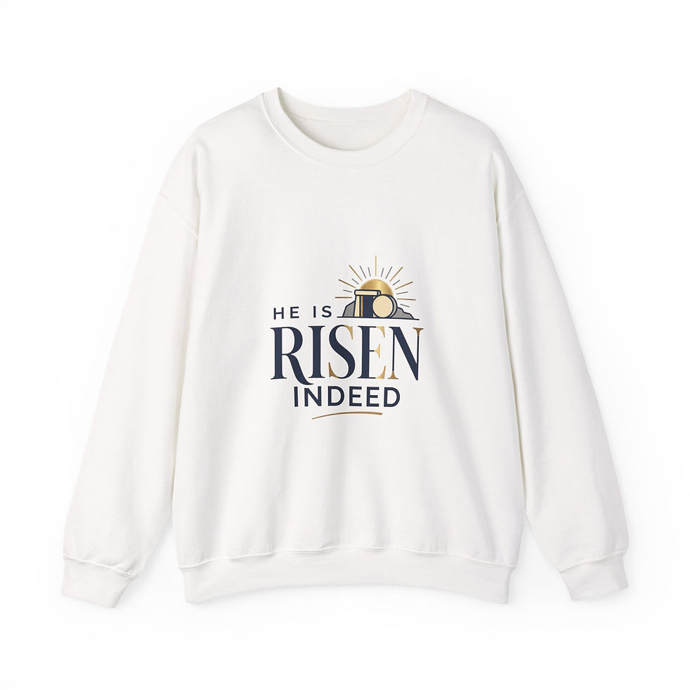 Thumbnail: He Is Risen Indeed Sweatshirt | Christian Easter, Resurrection Shirt