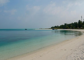 Thinnakara Island beach view in Lakshadweep