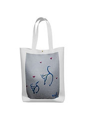 MoMo慕 x HKMODELCAMP Tote Blue Cat - White.jpeg