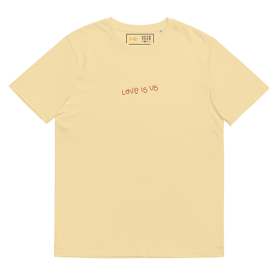 Miniature : Love is Us Boukus Together back - Unisex organic cotton t-shirt