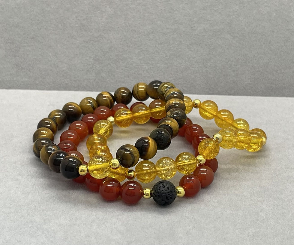 Thumbnail: Semi precious stone bracelets for stacking