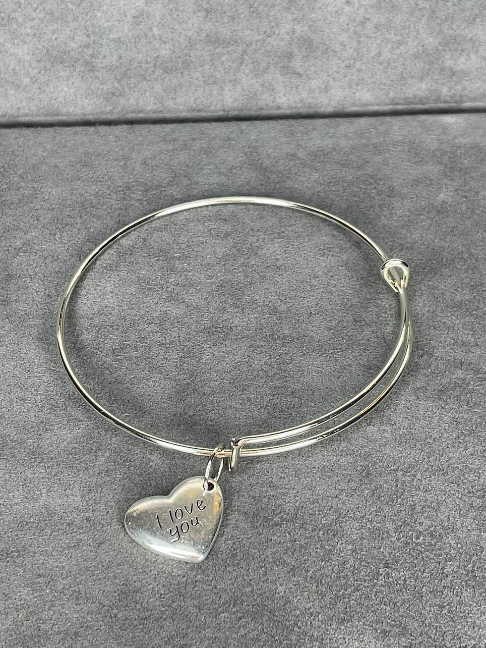 Thumbnail: I Love You Heart Bracelet