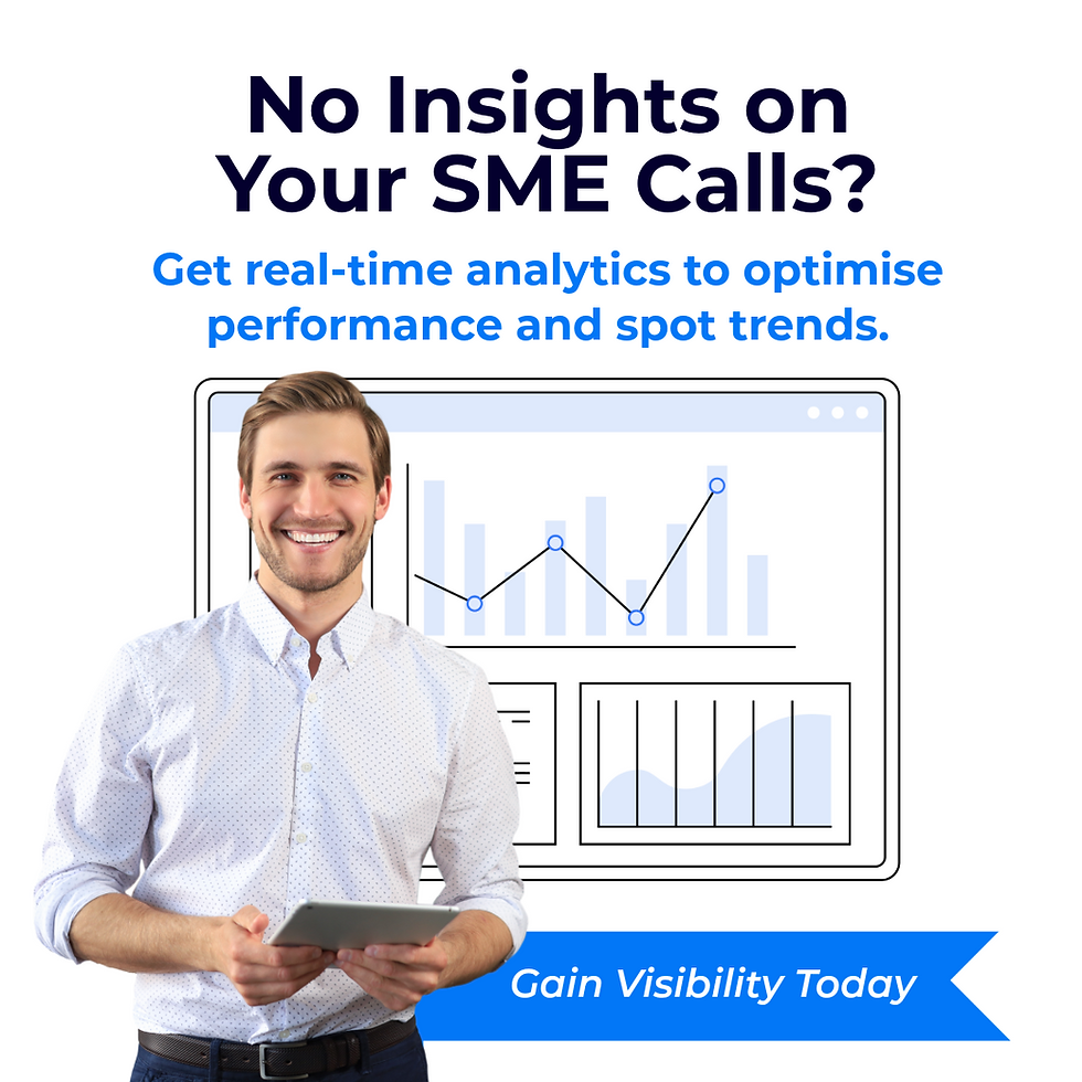 get real time analytics to optimise performance and spot trends with insights to sme calls with IT Support London