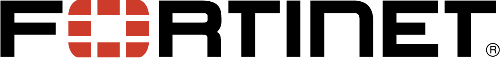 Fortinet logo representing cybersecurity solutions for IT support services in Guildford.