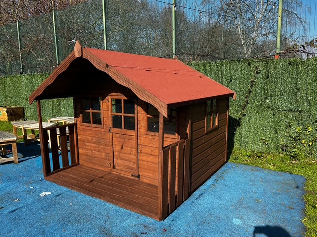 external garden house painting works for Ocean Children’s centre after