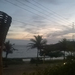 _ já é Quase noite...__Ta Rolando..sunset